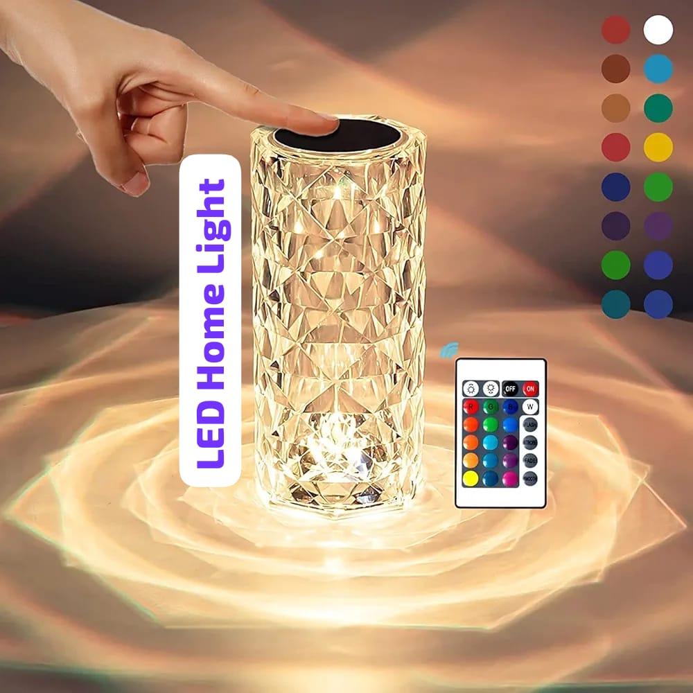 daimond table led usb lamp with remote